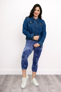 Ruby Capri, Tie Dye, Bamboo