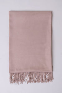 Women's taupe cozy warm stylish scarf.