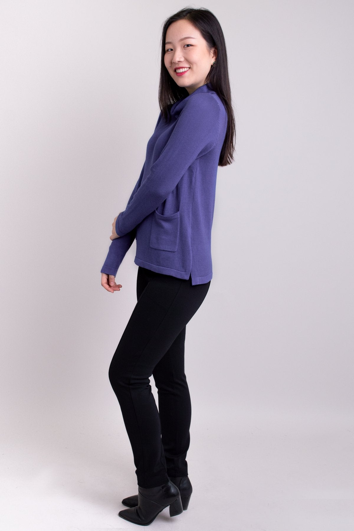 Scooby Sweater, Deep Blue, Bamboo Cotton