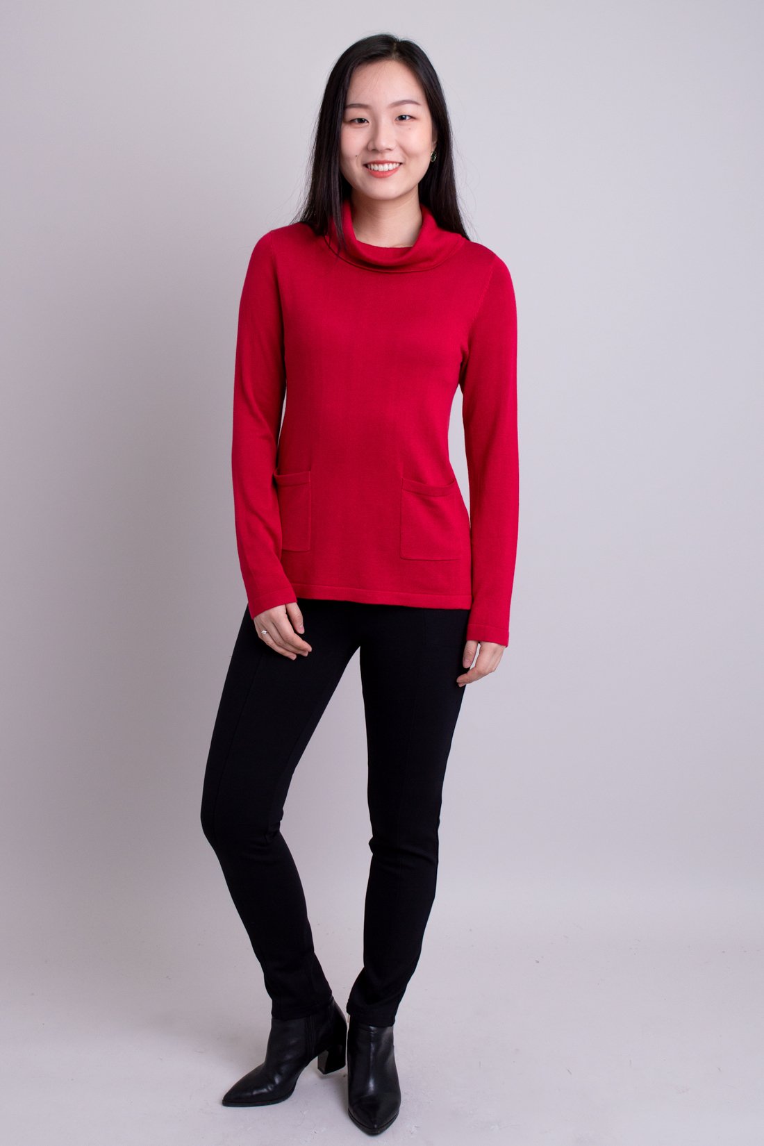 Scooby Sweater, Lipstick, Bamboo Cotton