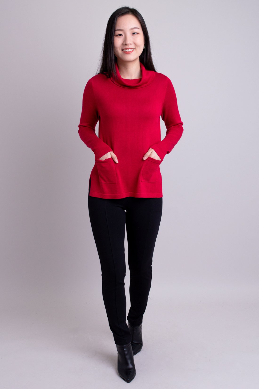 Scooby Sweater, Lipstick, Bamboo Cotton