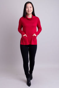 Scooby Sweater, Lipstick, Bamboo Cotton