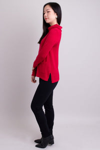 Scooby Sweater, Lipstick, Bamboo Cotton