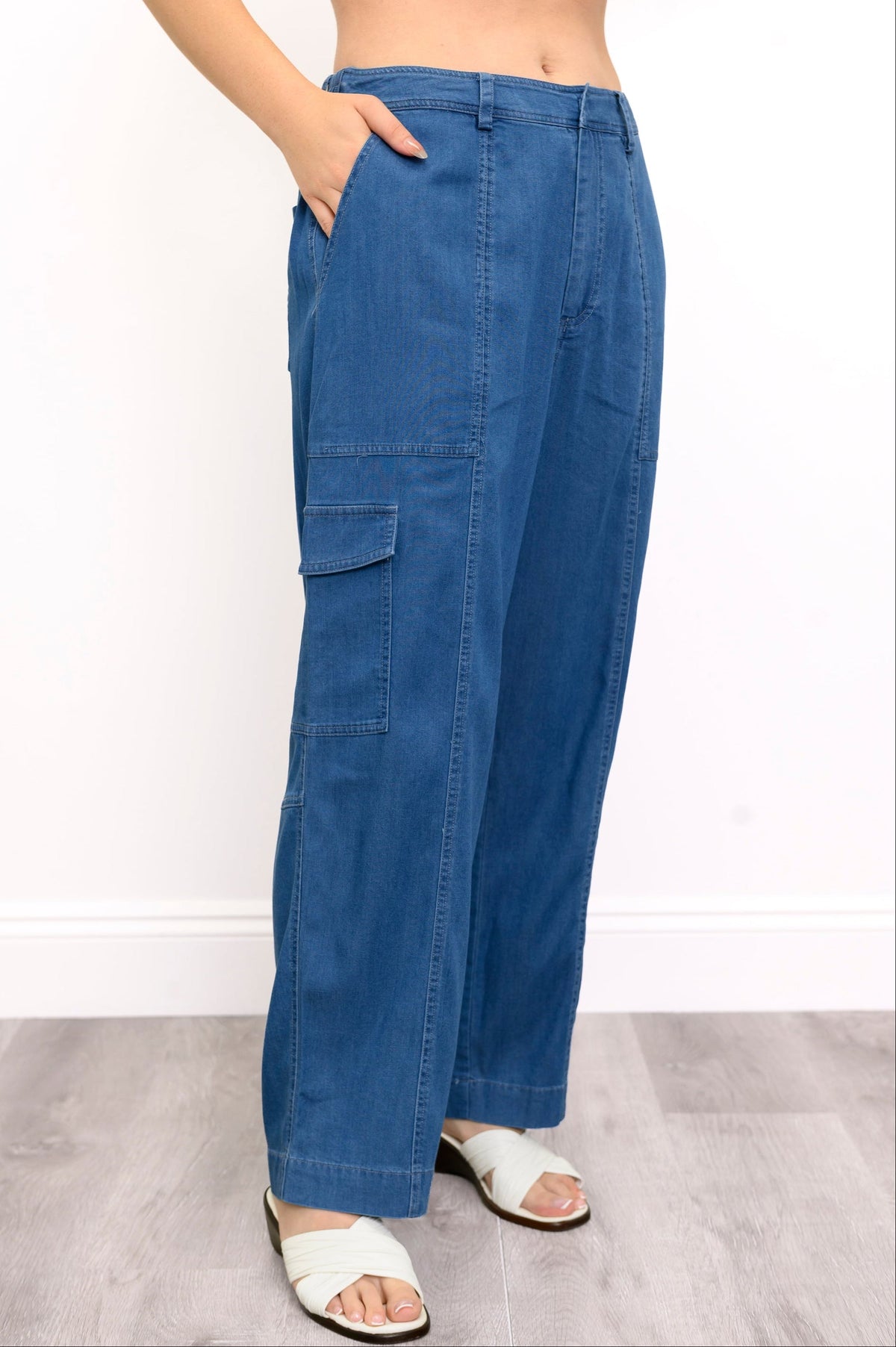 Sharon Pant, Lightweight Tencel Denim