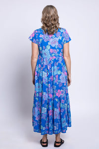 Sharpie Long Dress, Flora Splash