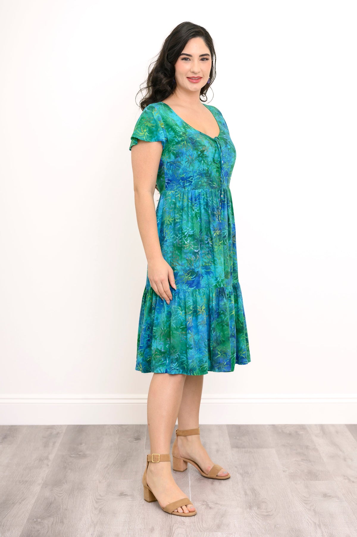 Sharpie Dress, Tropical Azure