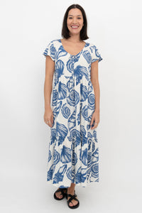 Sharpie Long Dress, Seashore