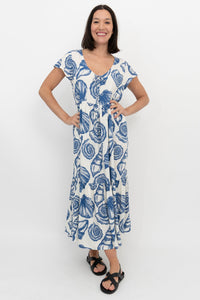 Sharpie Long Dress, Seashore