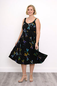 Shauna Dress, Abalone Dragonfly
