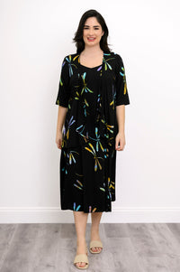 Shauna Dress, Abalone Dragonfly