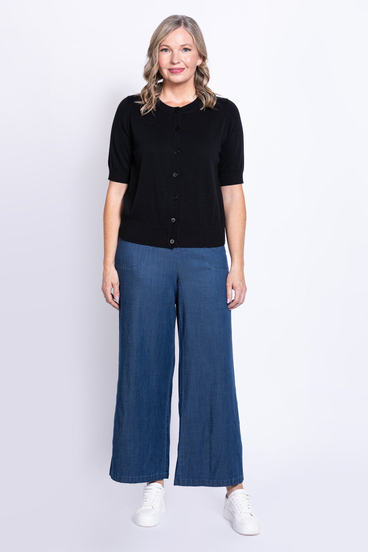 Shen Cardigan, Black, Cotton