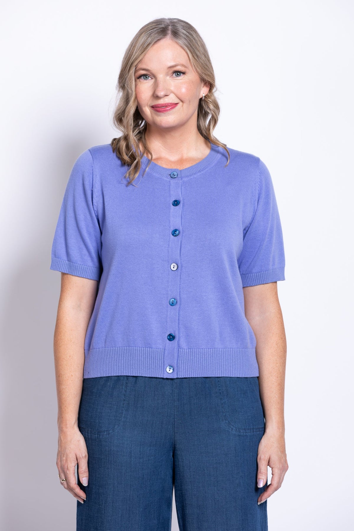 Shen Cardigan, Peri, Cotton