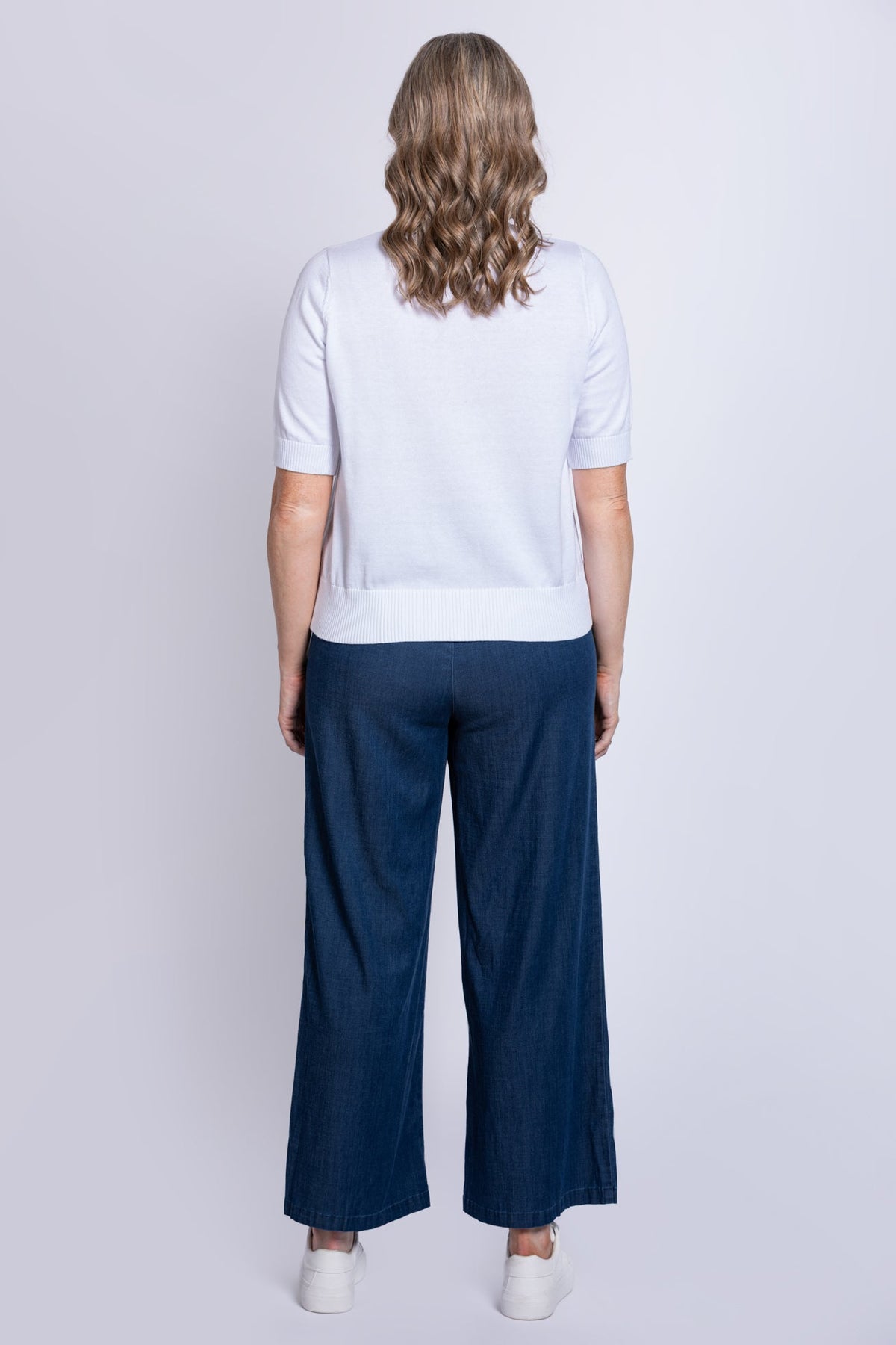 Shen Cardigan, White, Cotton