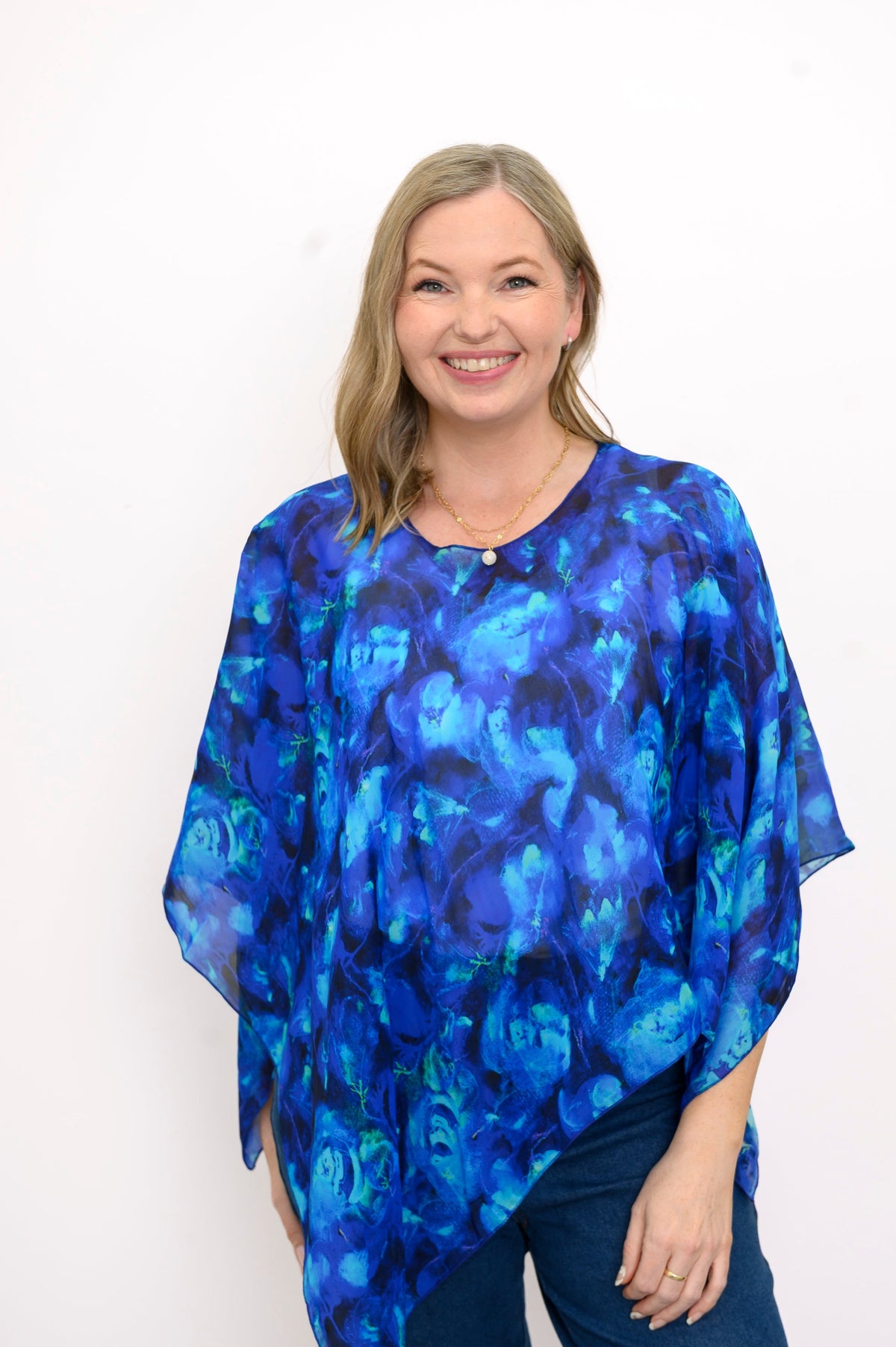 Silk Poncho