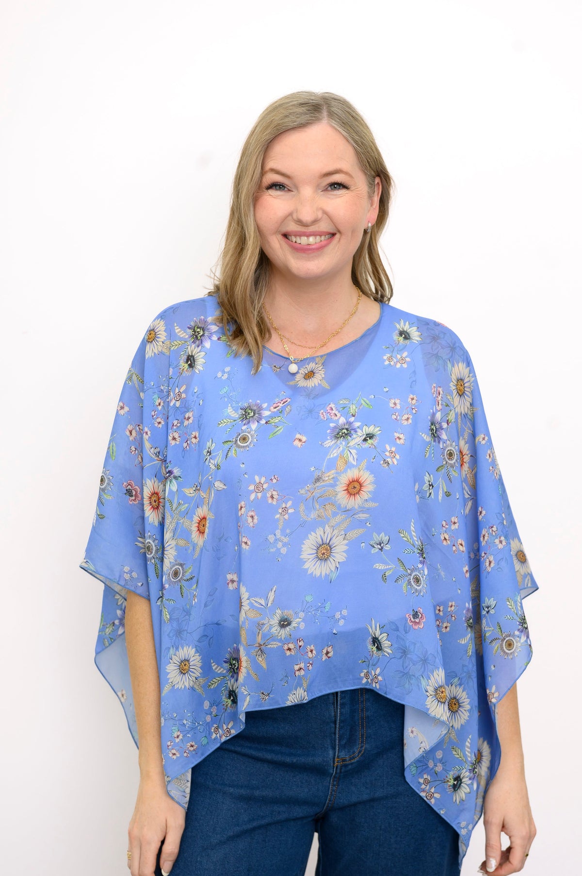 Silk Poncho