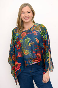 Silk Poncho