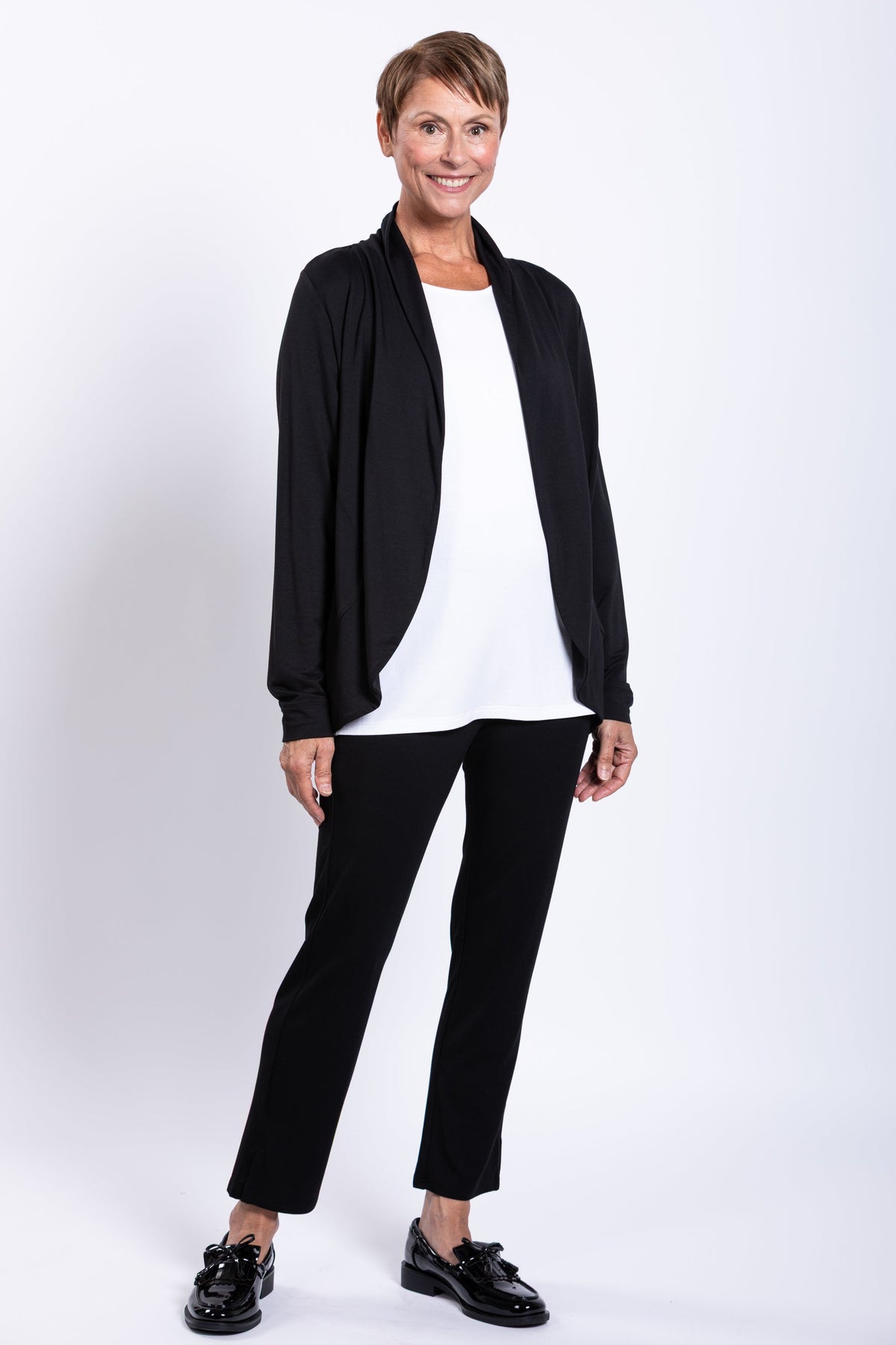 Simmer Jacket, Black, French Terry