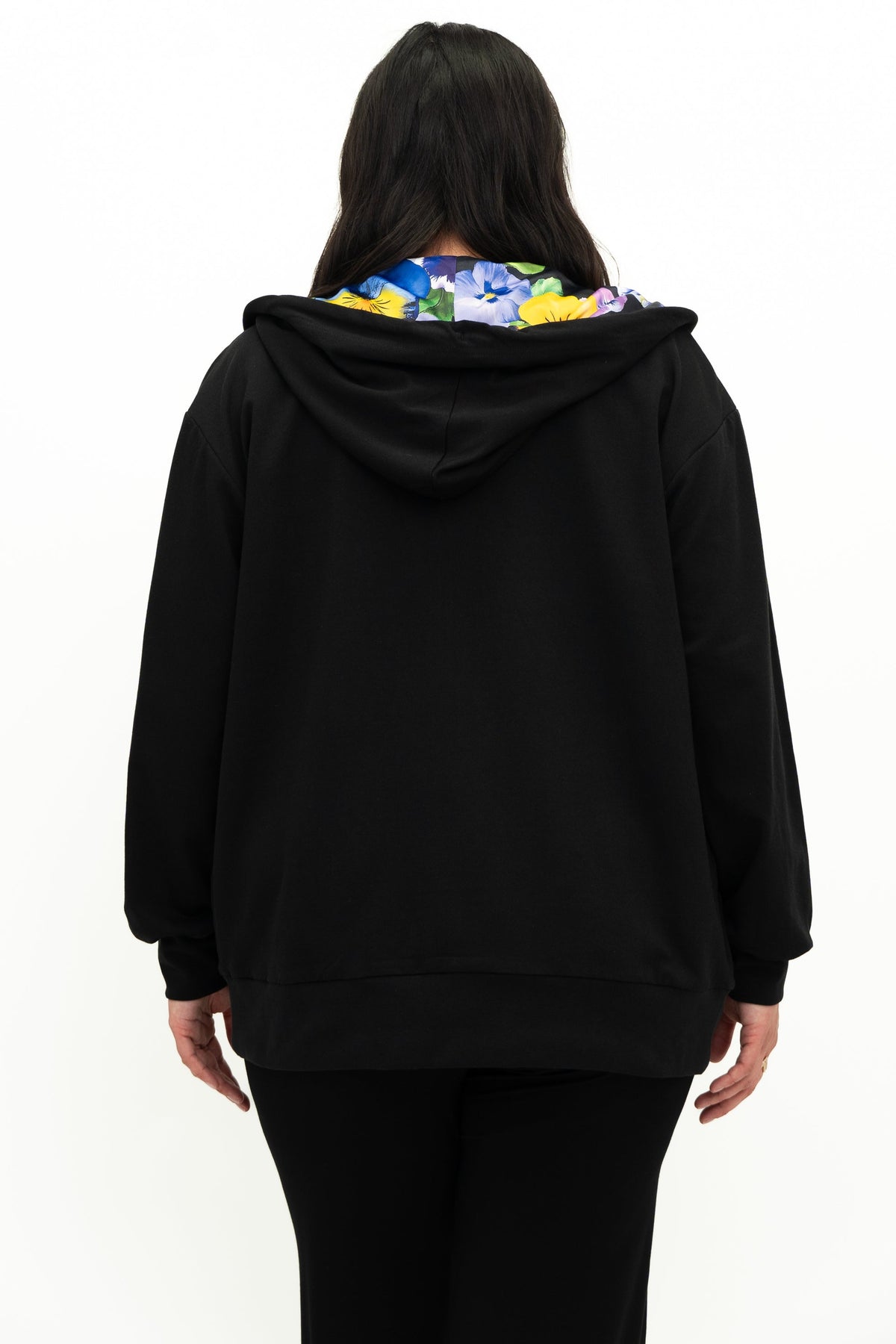 Sky Hoodie, Black, Cotton
