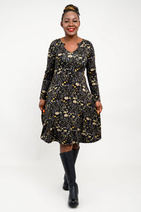 Spencer Dress, Idaho Peak, Bamboo - Final Sale