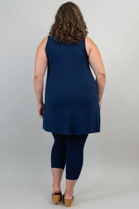 Spirit Dress, Indigo, Bamboo