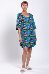 Starlight Sleepshirt, Sea Turtle, Bamboo