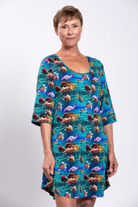 Starlight Sleepshirt, Sea Turtle, Bamboo