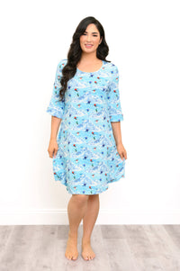 Starlight Sleepshirt, Skiier, Bamboo