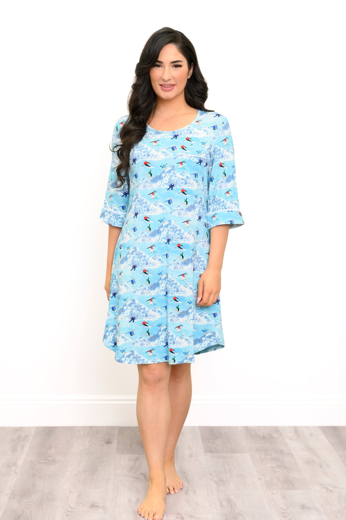 Starlight Sleepshirt, Skiier, Bamboo