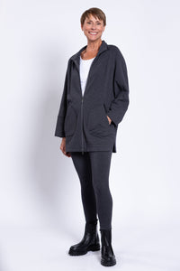 Taran Jacket, Graphite, Bamboo Fleece