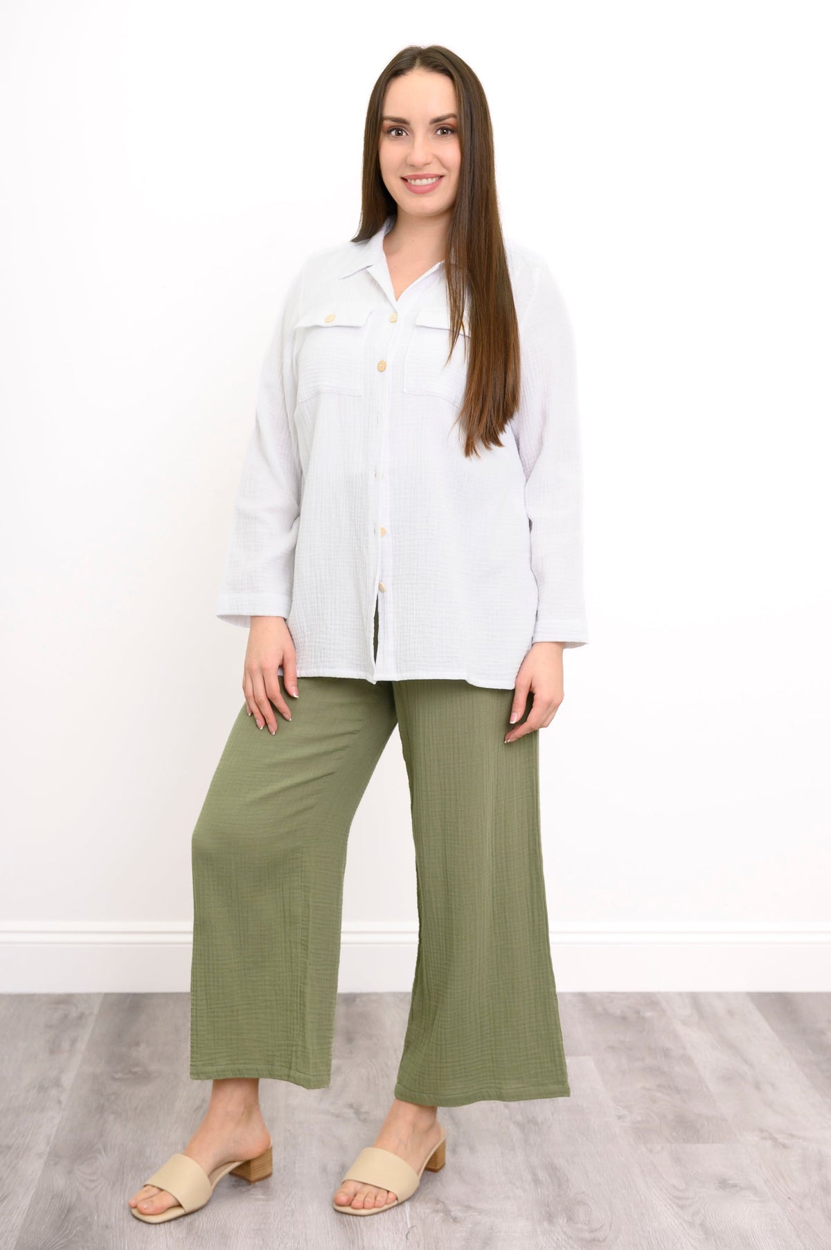 Temple Blouse, White