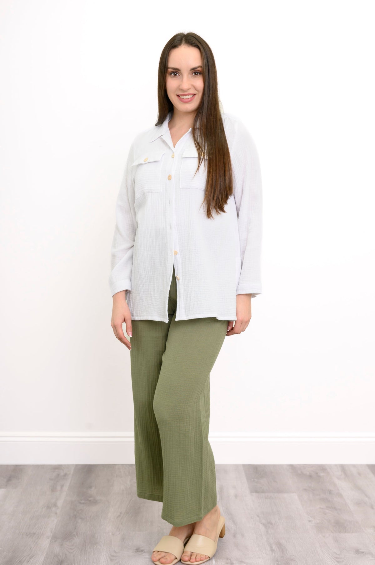 Temple Blouse, White