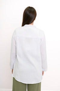 Temple Blouse, White