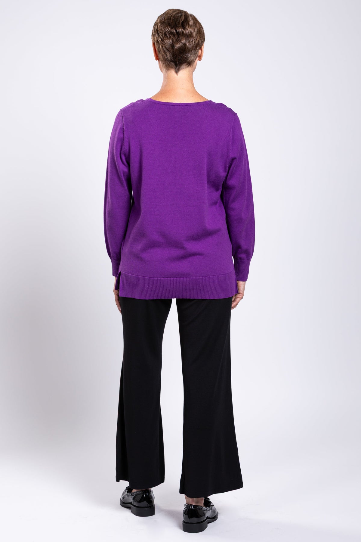Tiff Sweater, Bright Royale, Cotton
