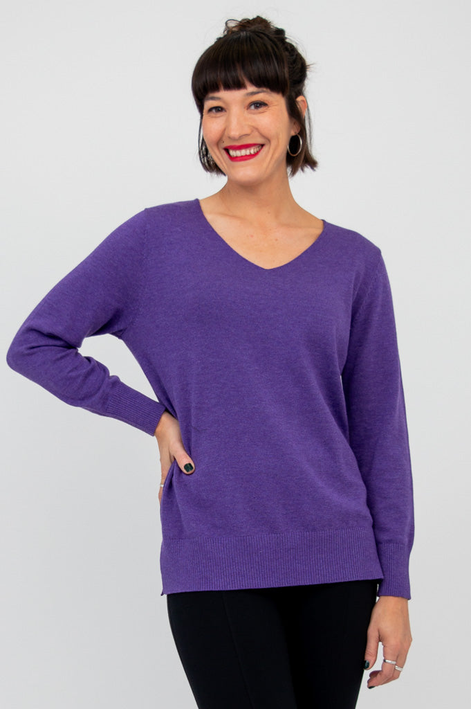 Tiff Sweater, Crocus, Cotton