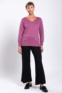 Tiff Sweater, Rose, Cotton