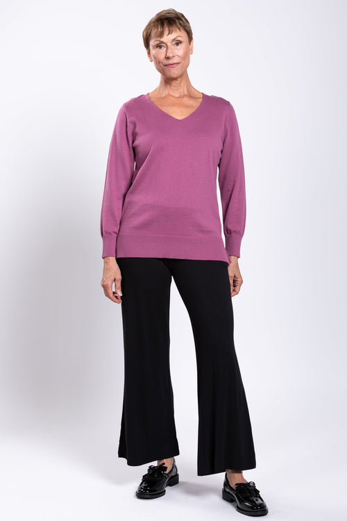 Tiff Sweater, Rose, Cotton