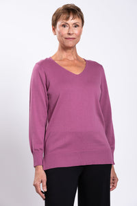 Tiff Sweater, Rose, Cotton