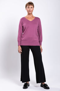 Tiff Sweater, Rose, Cotton