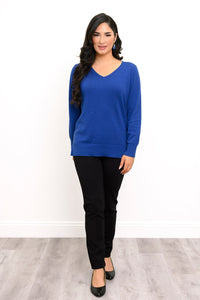 Tiff Sweater, Absolute Blue, Cotton