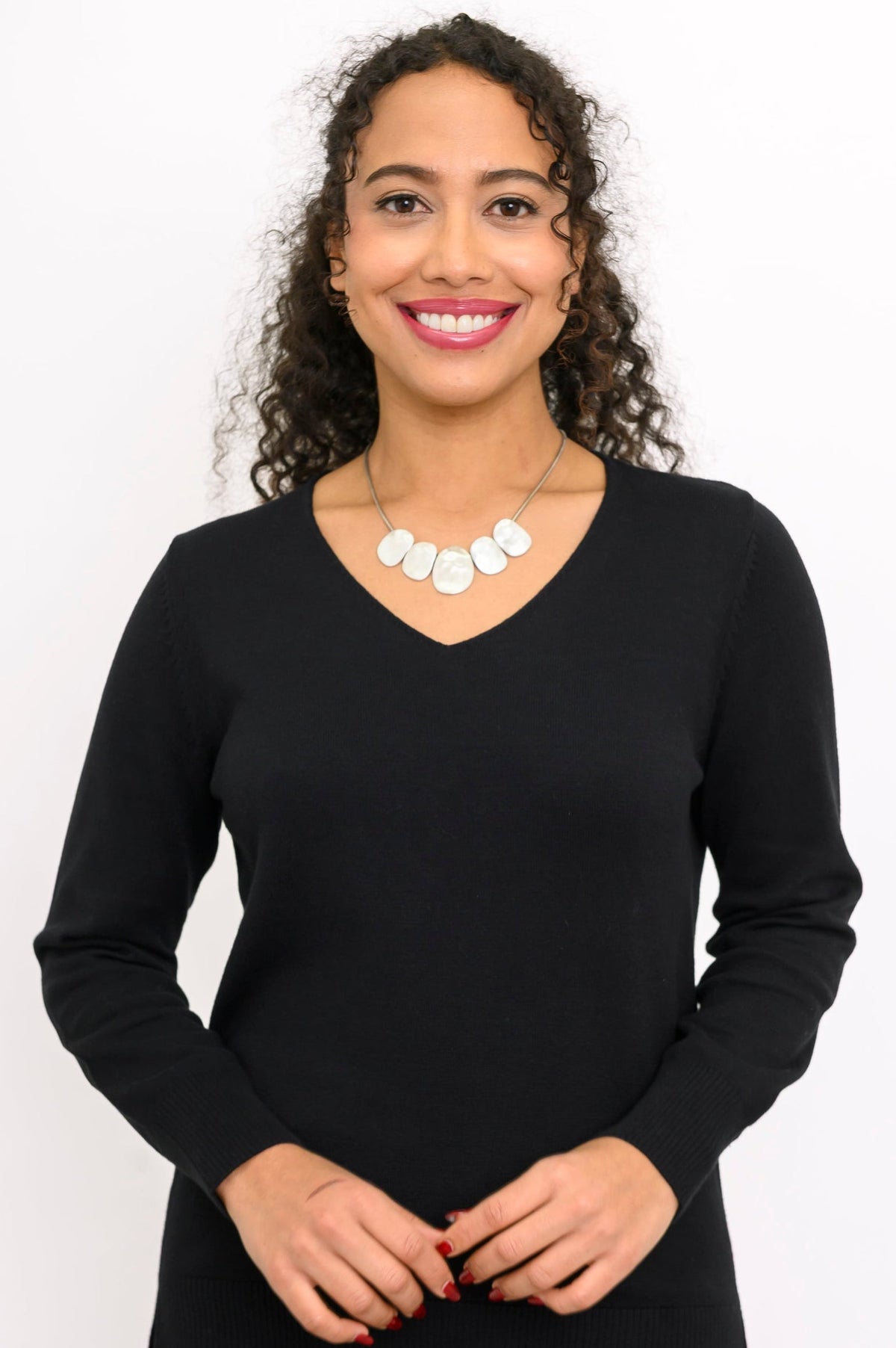 Tiff Sweater, Black, Cotton