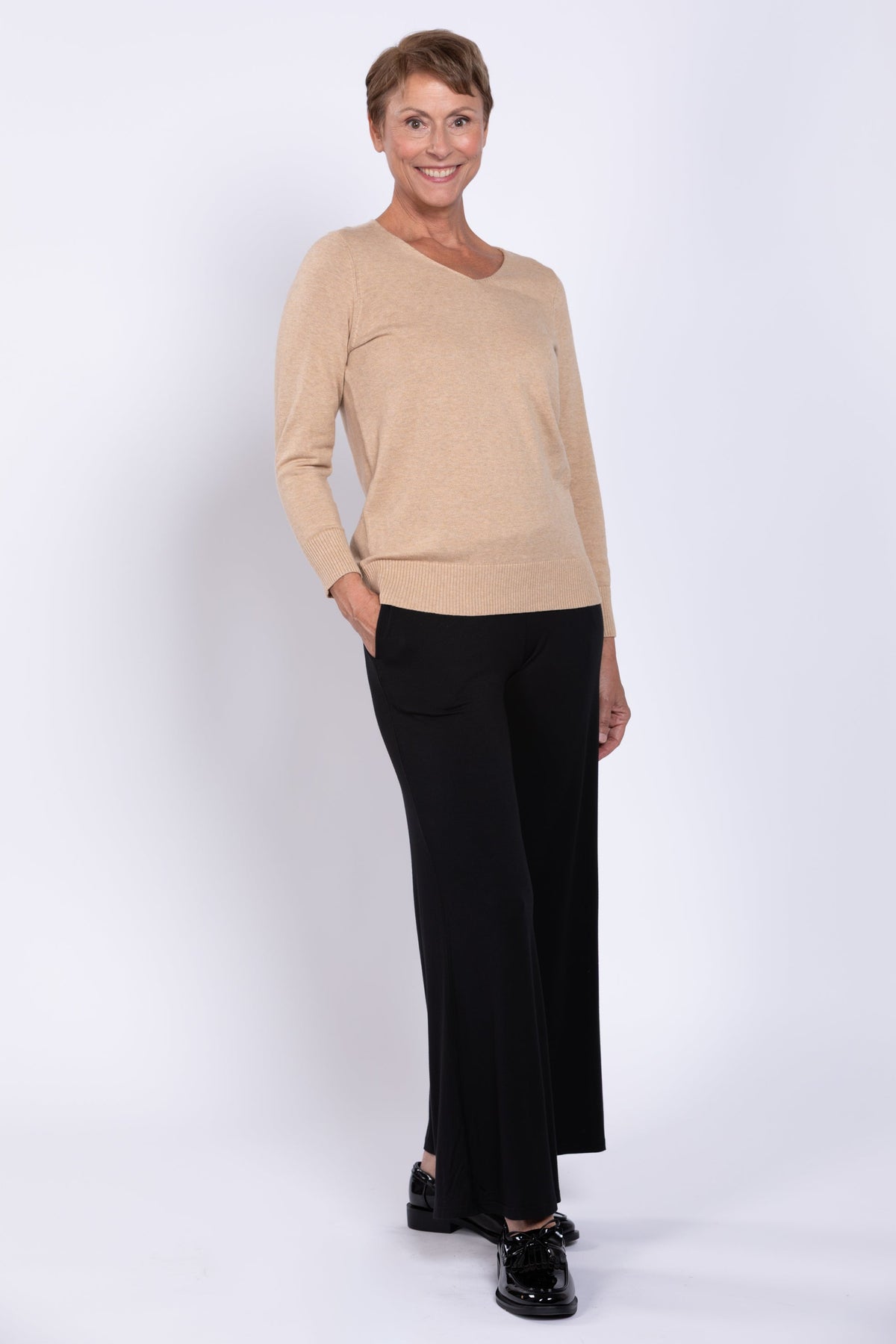 Tiff Sweater, Wheat, Cotton