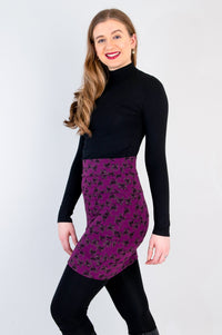 Whistler Skirt, Orchid Mums, Bamboo- Final Sale