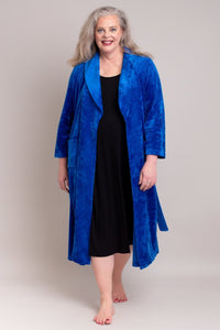 Velvet Robe, Cobalt, Bamboo