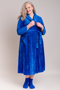 Velvet Robe, Cobalt, Bamboo