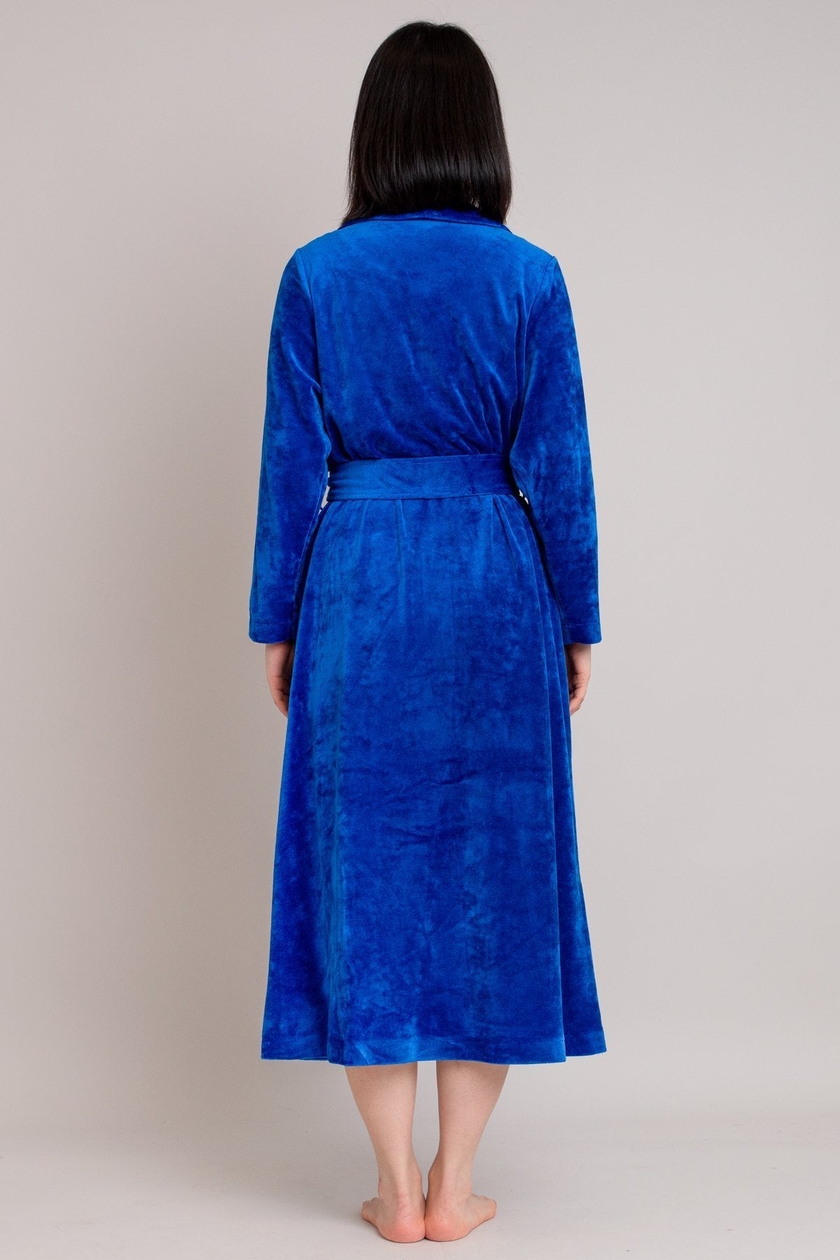 Velvet Robe, Cobalt, Bamboo