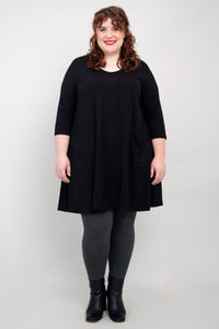 Veronica Tunic, Black, Bamboo