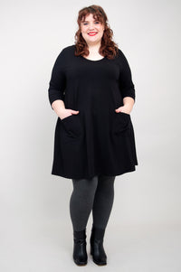 Veronica Tunic, Black, Bamboo