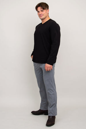 Adam Long Sleeve, Black, Bamboo