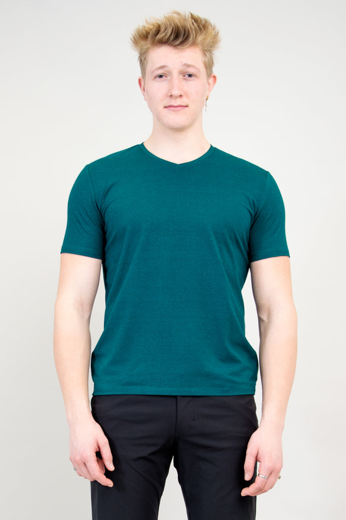 Adam Short Sleeve Shirt, Teal