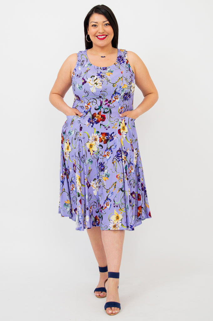 Avery Dress, Lovalie, Linen Bamboo